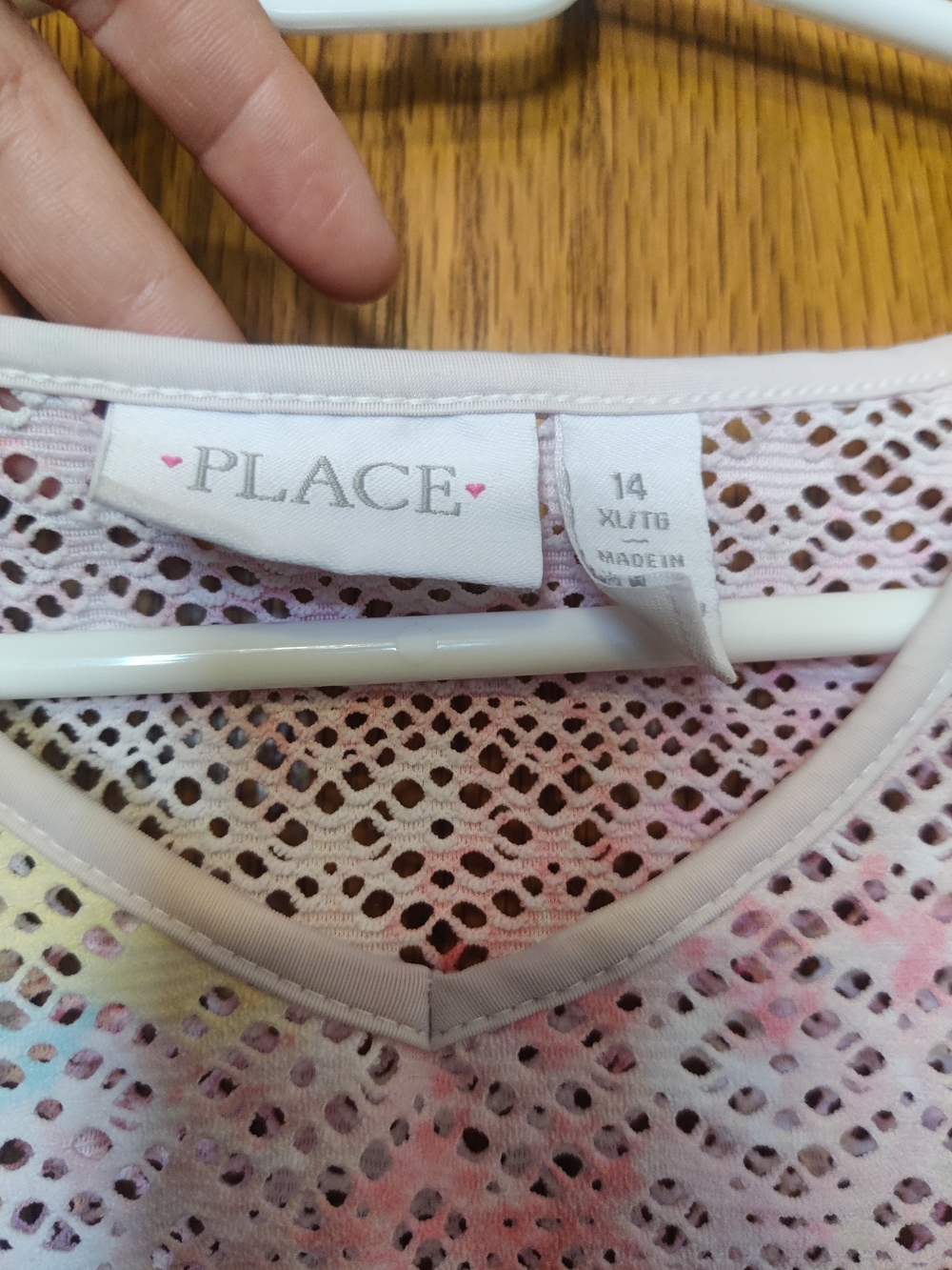 (⭐5/20) Pastel Tie-Dye Crochet Kids Swim Coverup - Picture 2 of 2